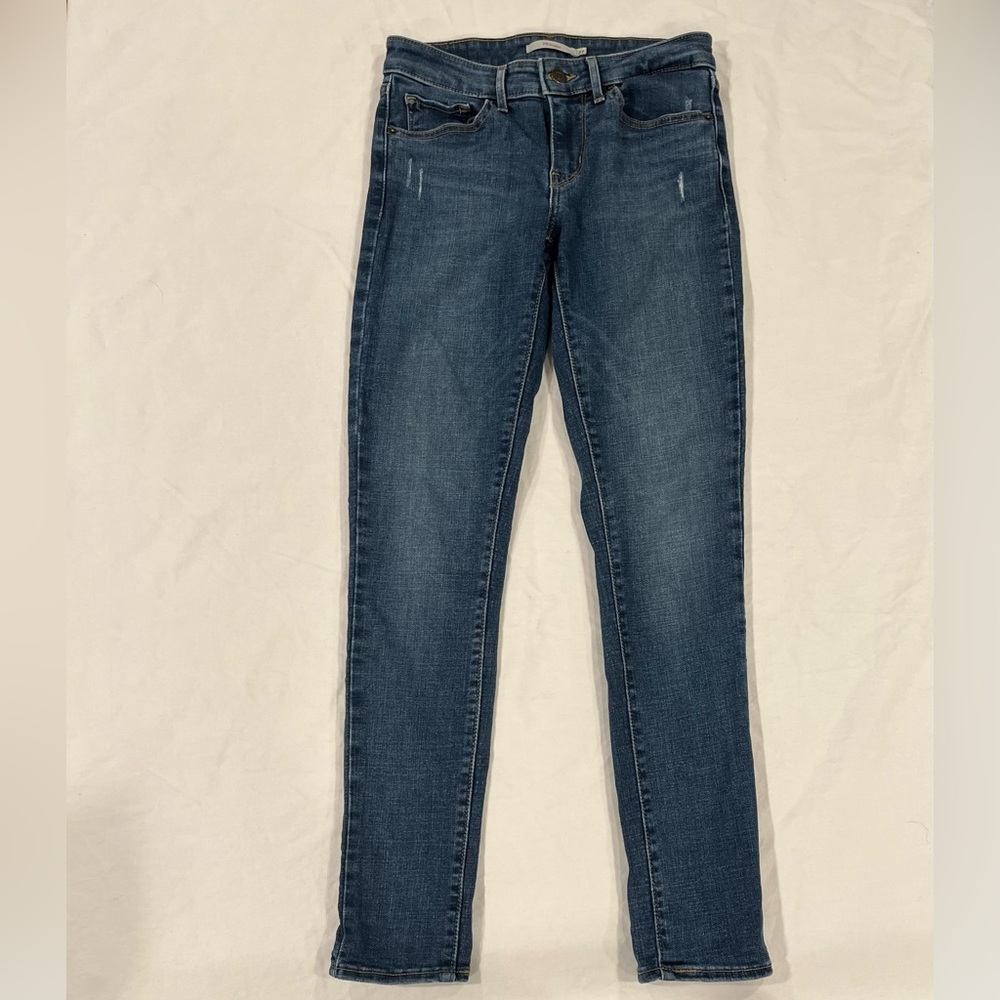 Levi's Women's Dark Blue 711 Skinny Jeans size 27